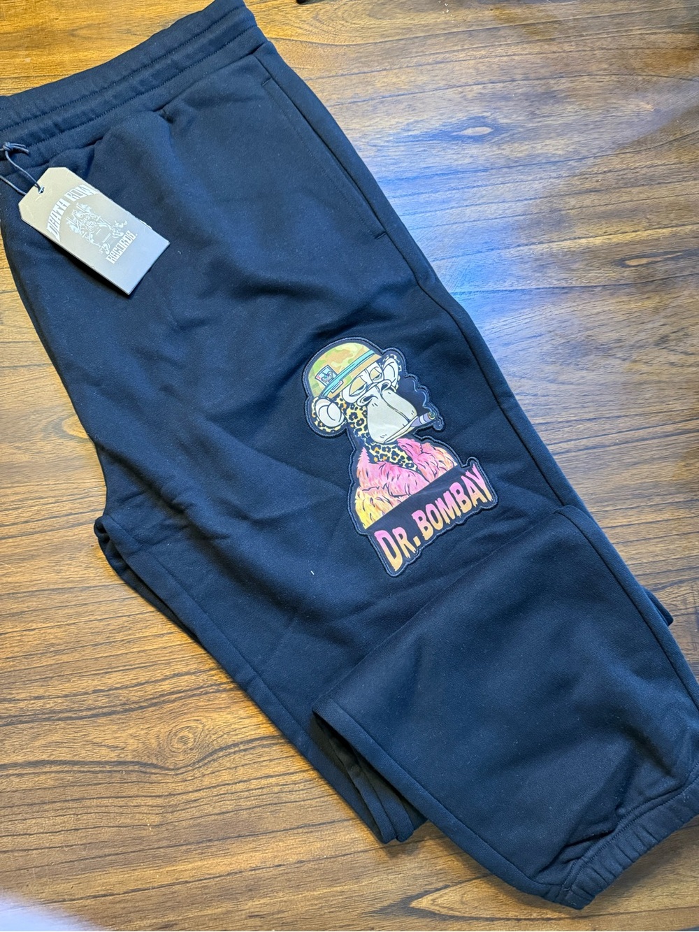 Dr. Bombay Black Men's Graphic Joggers